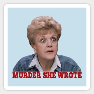 Murder She Wrote - Angela Lansbury - 80s Tv Show Magnet